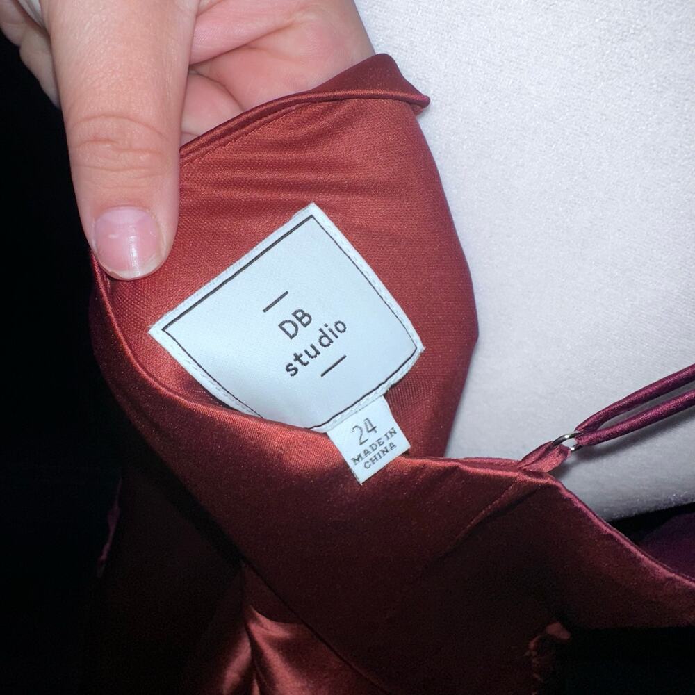 Db studio Asymmetrical Charmeuse Sheath Dress - Picture 4 of 5